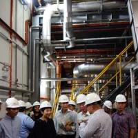 Tour of the biomass plant