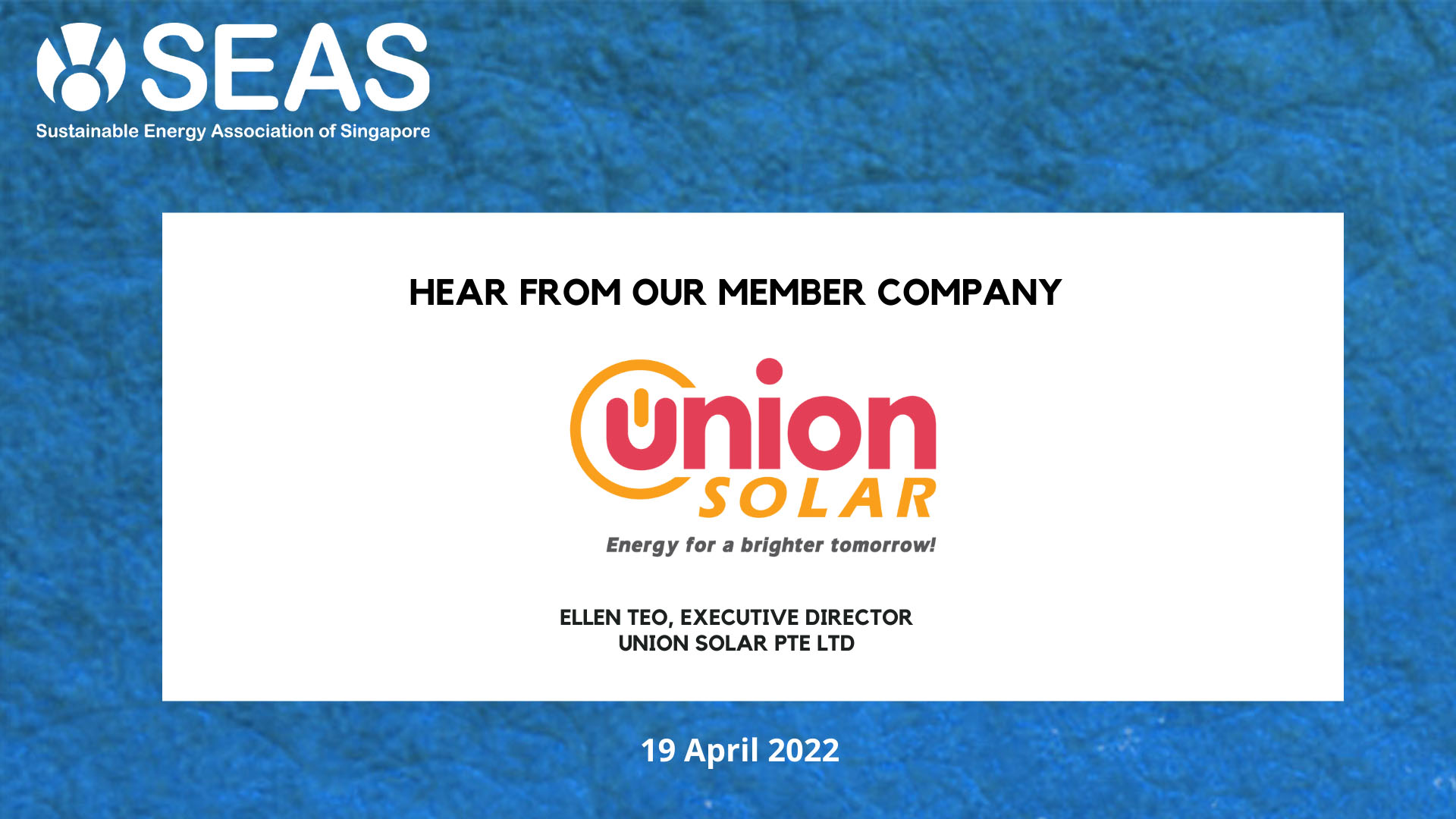 Union Solar Projects Union Solar Pte Ltd - SEAS